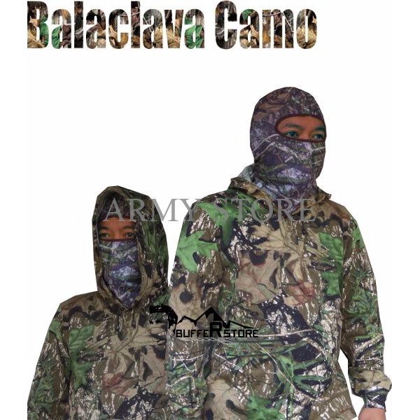 balaclava camo realtree hunting (perbakin, biker, masker motor, cebo, airsoft, pemburu, sniper)