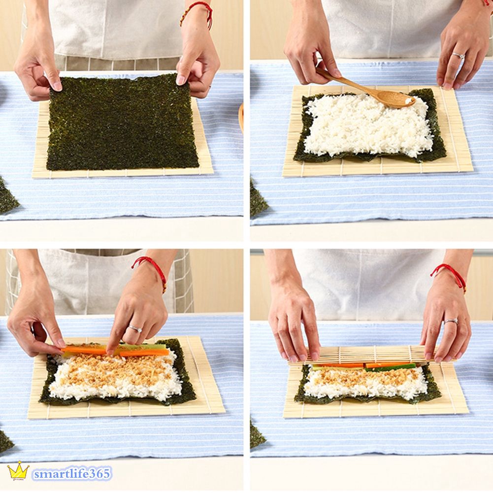 Kitchen Accessories Sushi Making Tools Rolling Roller Bamboo Mat