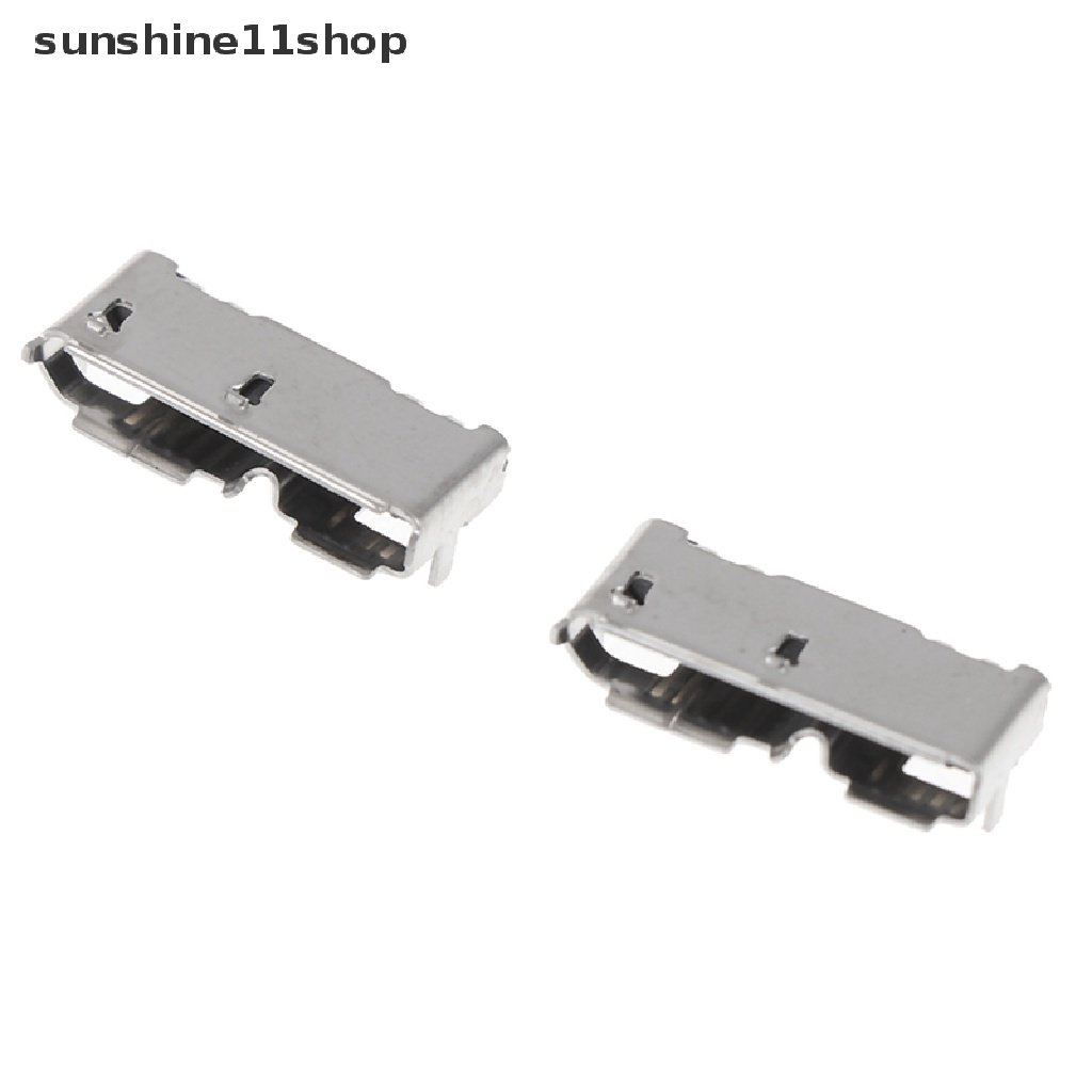 Sho 2pcs Konektor Mikro USB 3.0 Female Socket 5pin Untuk Hard Disk Mobile