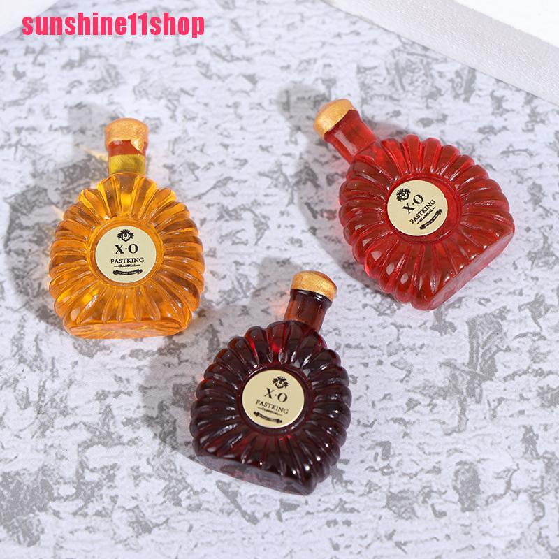 5pcs Miniatur Botol Wine Mini Untuk Rumah Boneka 1: 12