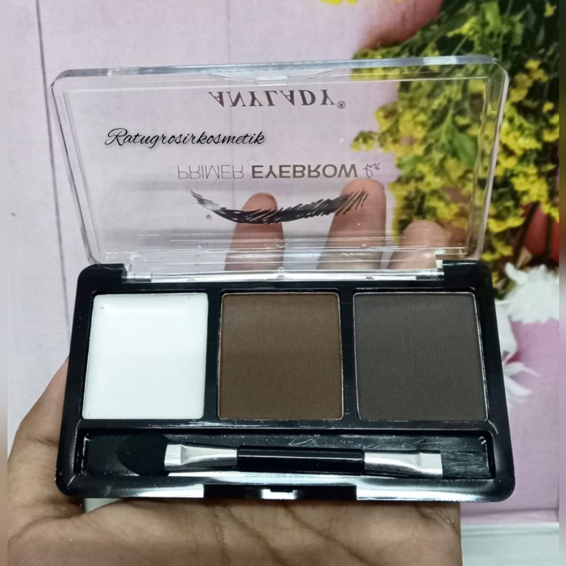 ECER!!!EYEBROW POWDER+PRIMER ANYLADY PALETTE 3 WARNA NO.809/PERFECT EYEBROW NO.960