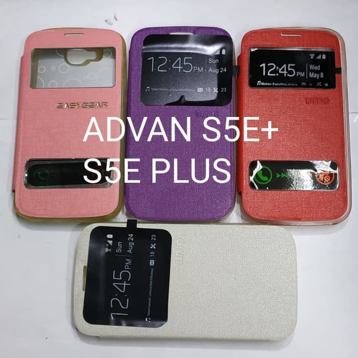 ADVAN S5E PLUS / S5E+ sarung flip cover ume/ sarung model buku MANTUL