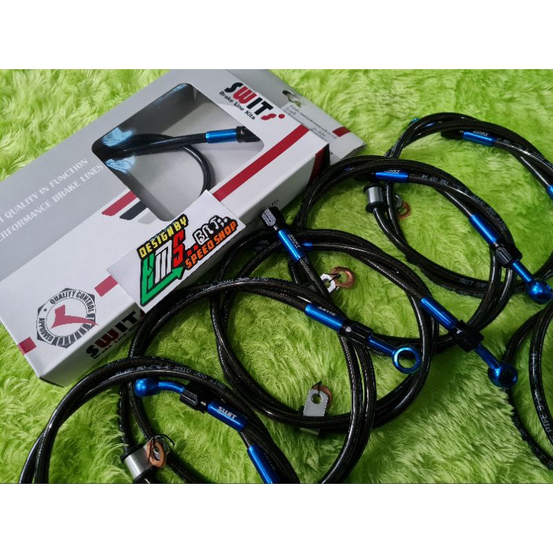 Selang rem Swits Karbon 90cm ( Original Thailand )