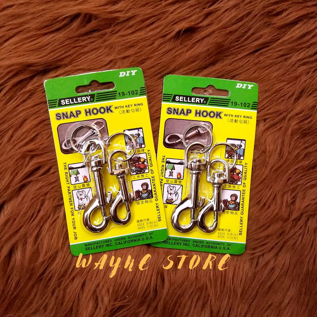 SNAP HOOK SET SELLERY 19-102
