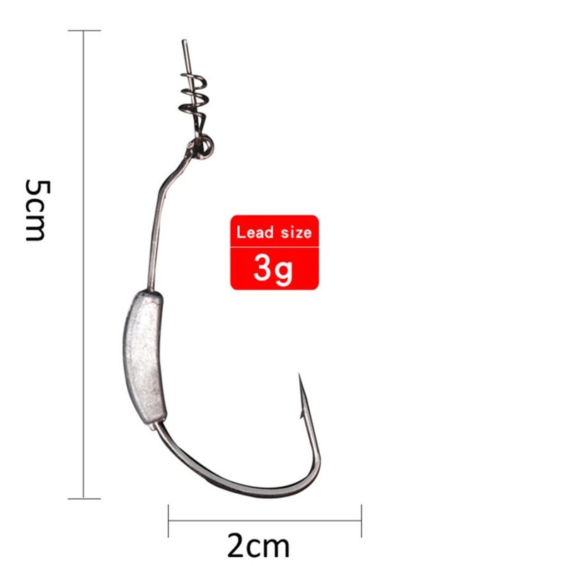 Shengyao 1Pc Umpan Pancing Soft Bait Bahan Logam Berat 2g / 3g / 5g / 7g / 9g Fishing Jig Hooks Jigging Bait