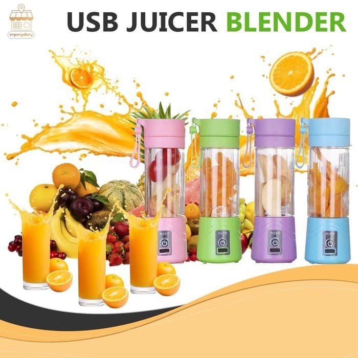 Blender Portable Mini USB / Blender Jus Portable / Blender Mini Rechargeable