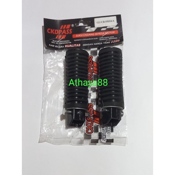 FOOT STEP KARET STEP INJAKAN KAKI BELAKANG CB 100,GL 100,PRIMA