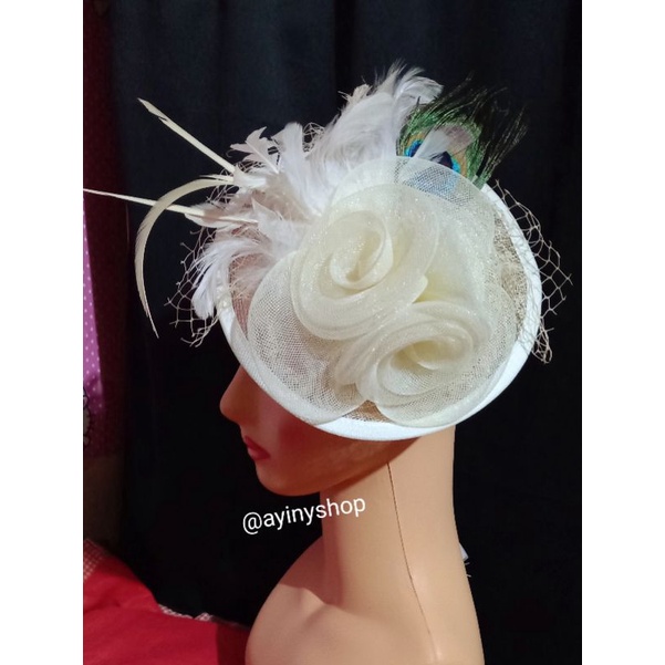 Topi Fascinator Model Vintage-Headpiece Pesta