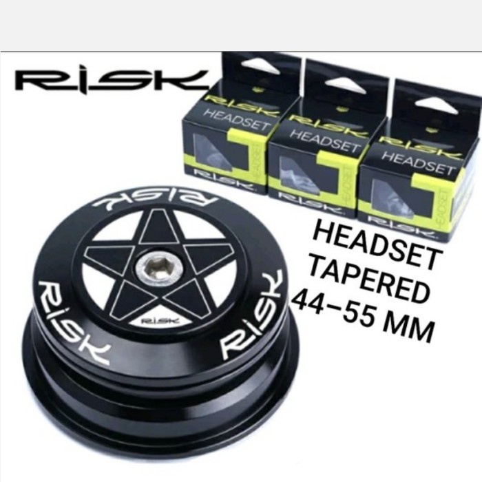 Headset RISK Taper Tapered 44-55 mm full seal bearing