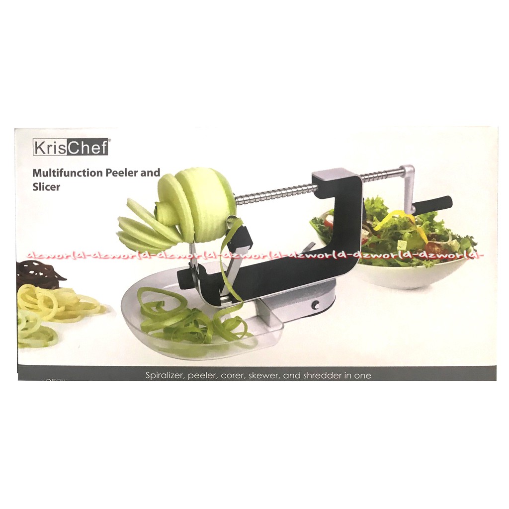 Krischef Multifunction Peeler And Slicer 2 In 1 Pengupas Dan Pengiris Sayur Dan Buah