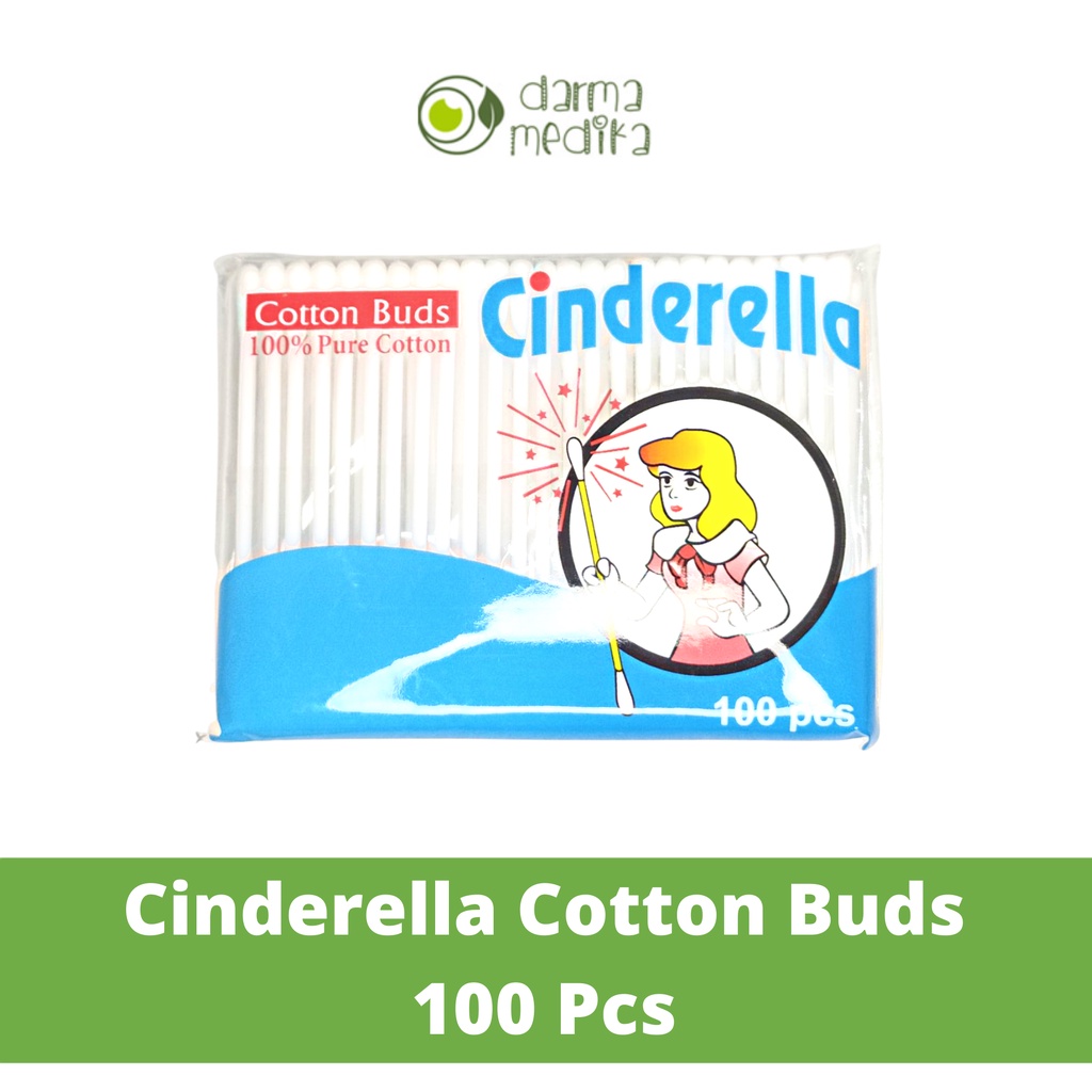 CINDERELLA Cotton Buds Isi 100pcs 100pcs - MURAH