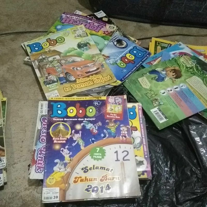 MAJALAH BOBO BEKAS TAHUN 2014