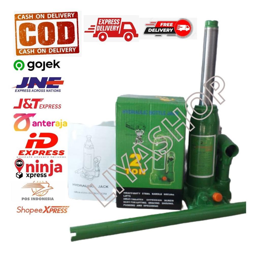 [Kirim Kilat] Dongkrak Botol 2 Ton / Dongkrak Botol 2Ton / Dongkrak Murah