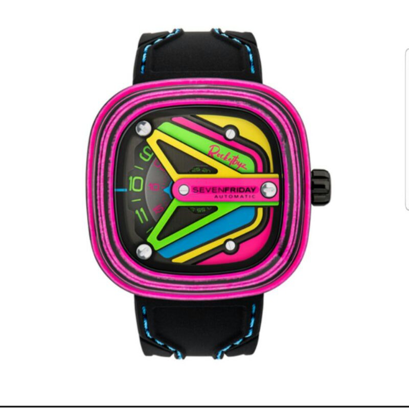 SEVEN FRIDAY SF M3/04 JAM TANGAN PRIA GRATIS BOX ORI+RUBBER