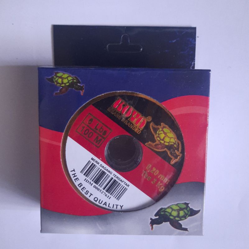 Senar pancing cap kuya asli 100m