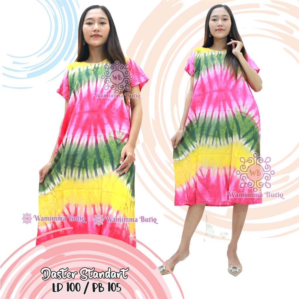 Daster Batik Murah Baju Tidur Batik Murah Adem Nyaman Daster Batik Pekalongan Daster Yukensi-Pelangi1-KHP