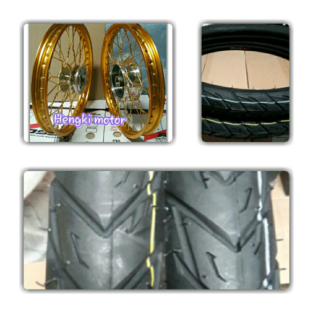 velg vixion new dan vixion old stell kepang plus ban