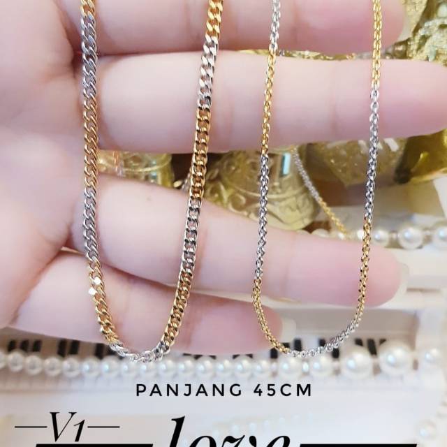 Xuping rantai kalung lapis emas 1613h