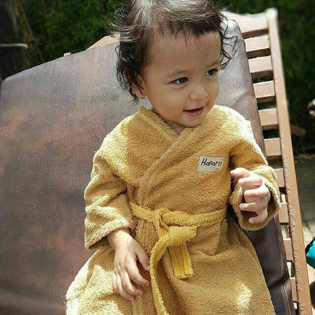 Hanaroo Kimono towel baby
