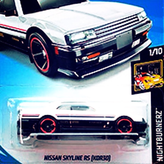 Hot Wheels Nissan Skyline R30 putih
