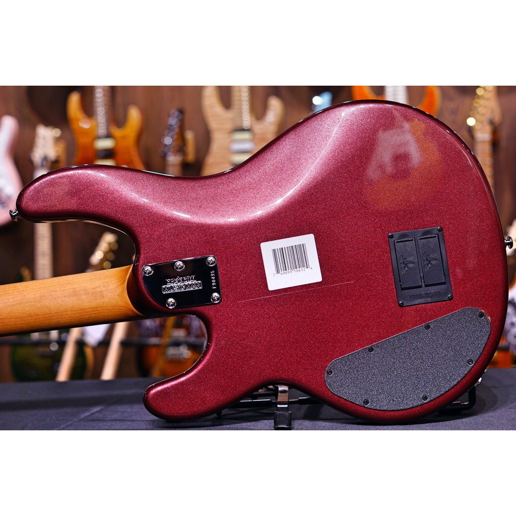 Ernie Ball Music Man StingRay Special 4 HH Bass Guitar - Maroon Mist F90495