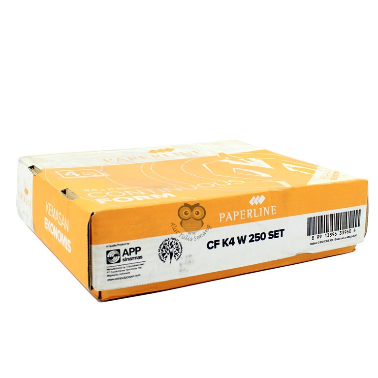 

Continuous Form 4 Ply KEMASAN EKONOMIS Paperline CF K4 W 250 SET