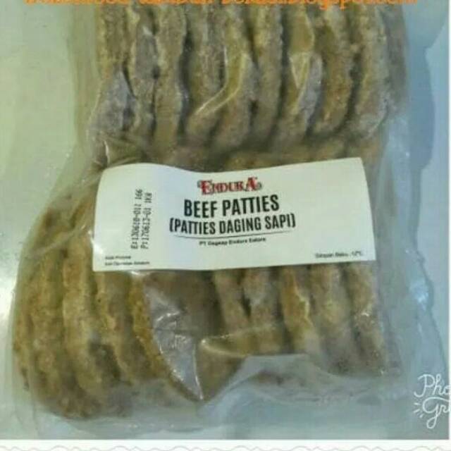 

Beef burger patties 1000gr/1kg