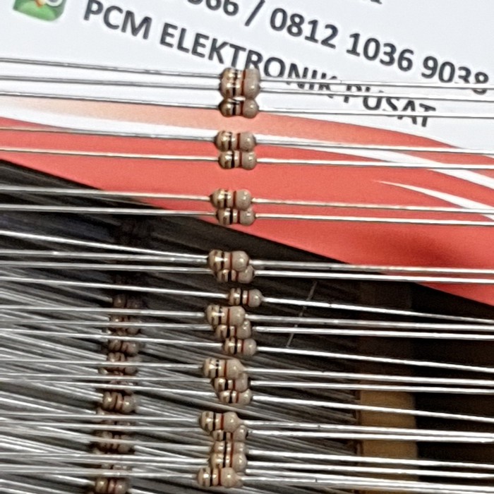 New Resistor 1/8 w 1/8 watt nilai tulis di catatan toko