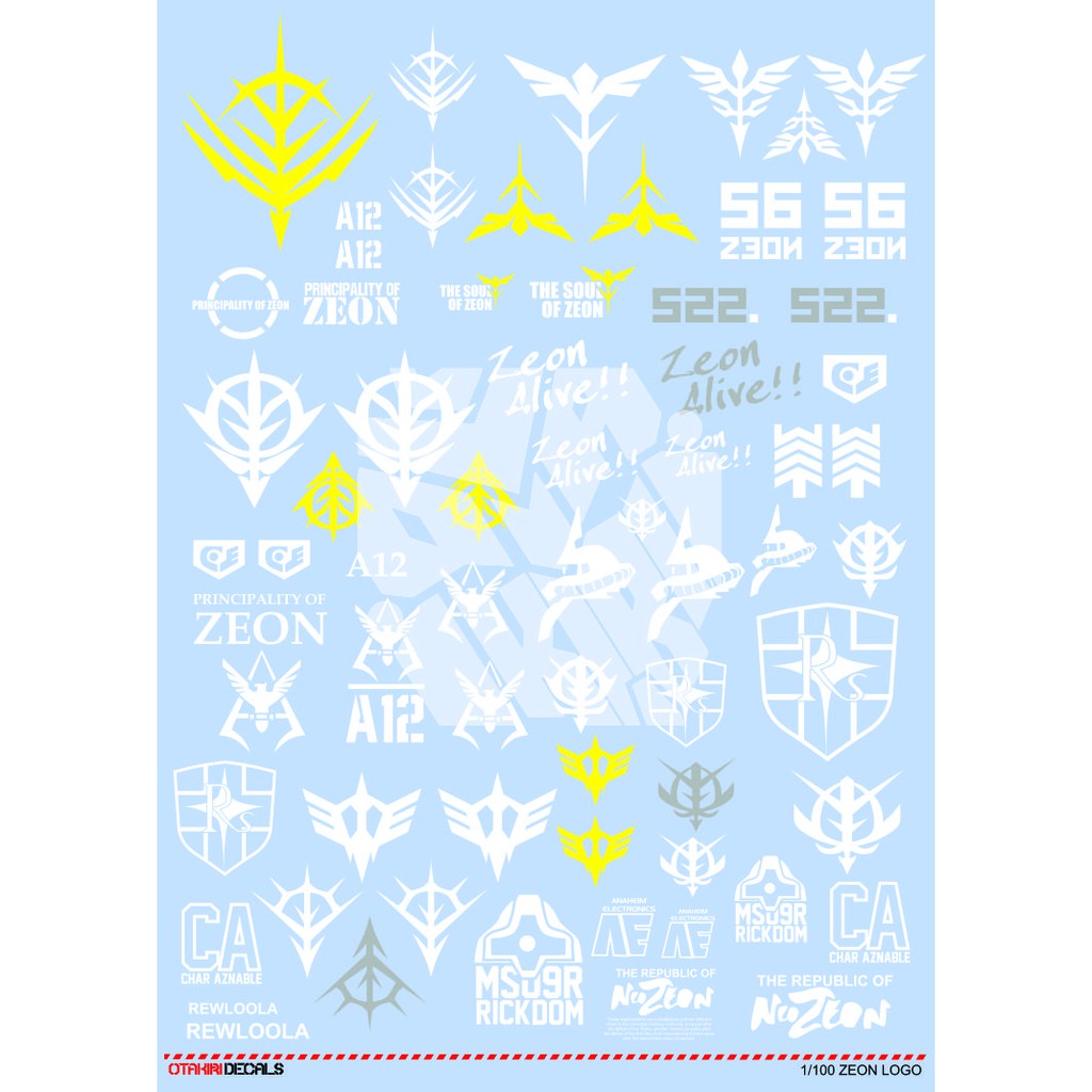 ZEON LOGO PRE CUT DECAL