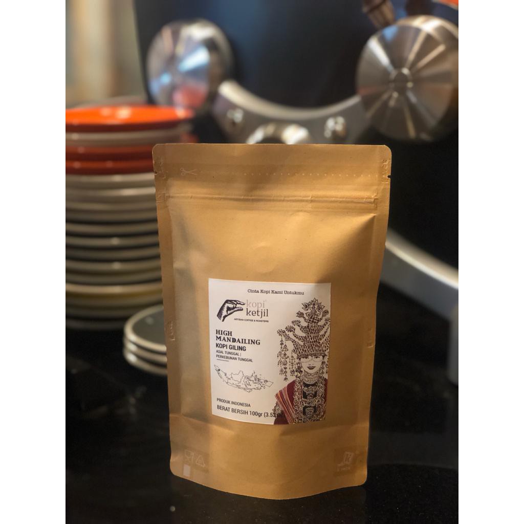 

KOPI KETJIL KOPI MANDAILING PADANG SIDEMPUAN ARABIKA FULLWASH, BUBUK 100 gr.