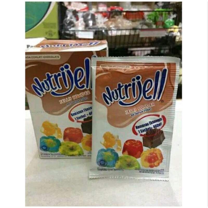 

ECER NUTRIJELL KEMASAN EKONOMIS VARIAN COKLAT / NUTRIJEL AGAR 20 GR / BUBUK AGAR JELLY