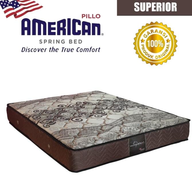 langsung order saja] kasur springbed merk american type superior 160x200