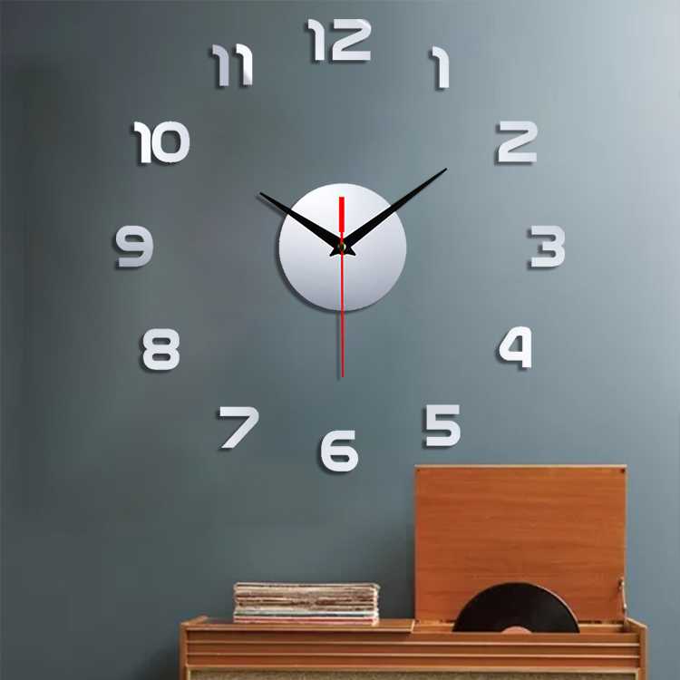 TD-DCB EMOYO Jam Dinding DIY Wall Clock Model Simple 30 CM - DIY-201