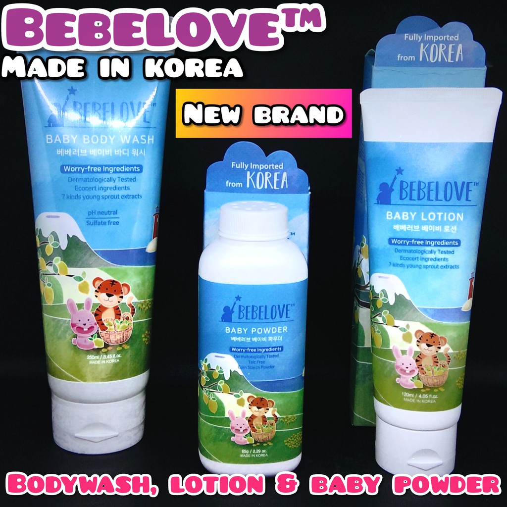 bebelove baby lotion