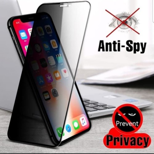 Tempered Glass Anti Spy  XR XS XS MAX 11 11 PRO MAX Privacy Full Cover Kaca Premium Anti Gores