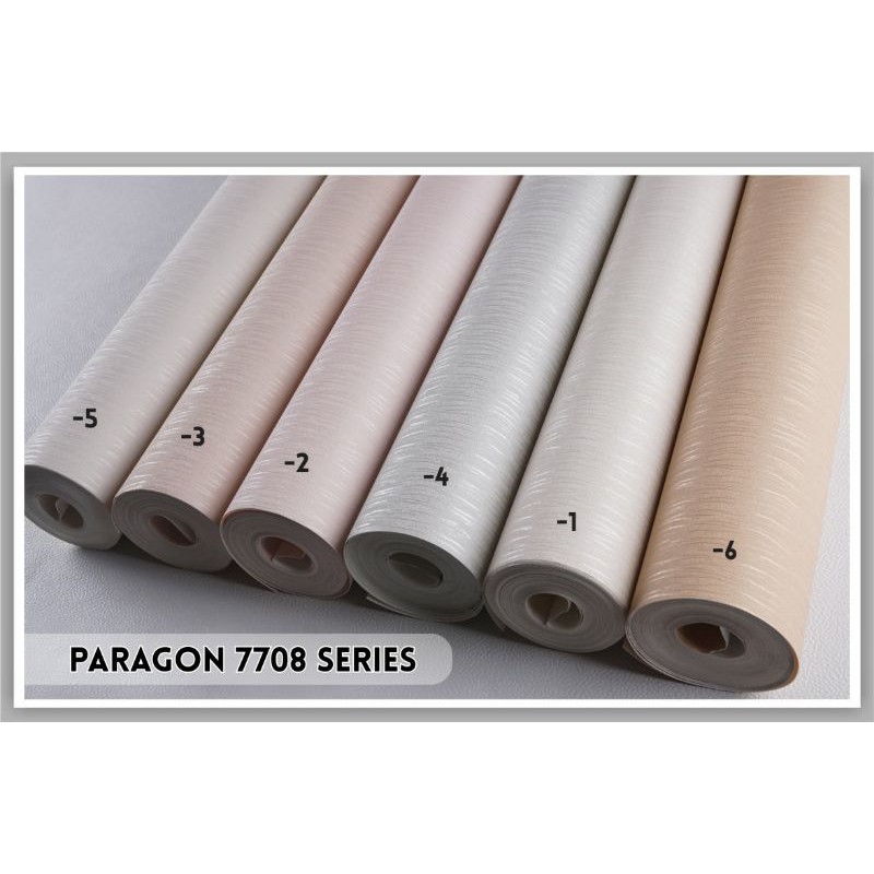 Wallpaper Vinyl Import Korea PARAGON 7708 SERIES (Bonus lem utk pemesanan 8 roll)
