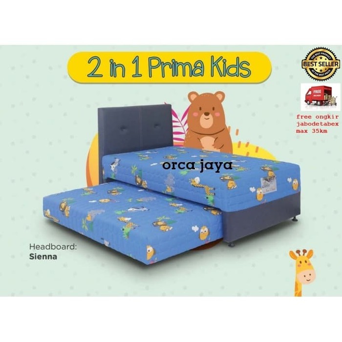 Guhdo Springbed Anak 2 In 1 Prima Kids Fullset Sienna uk.180x200