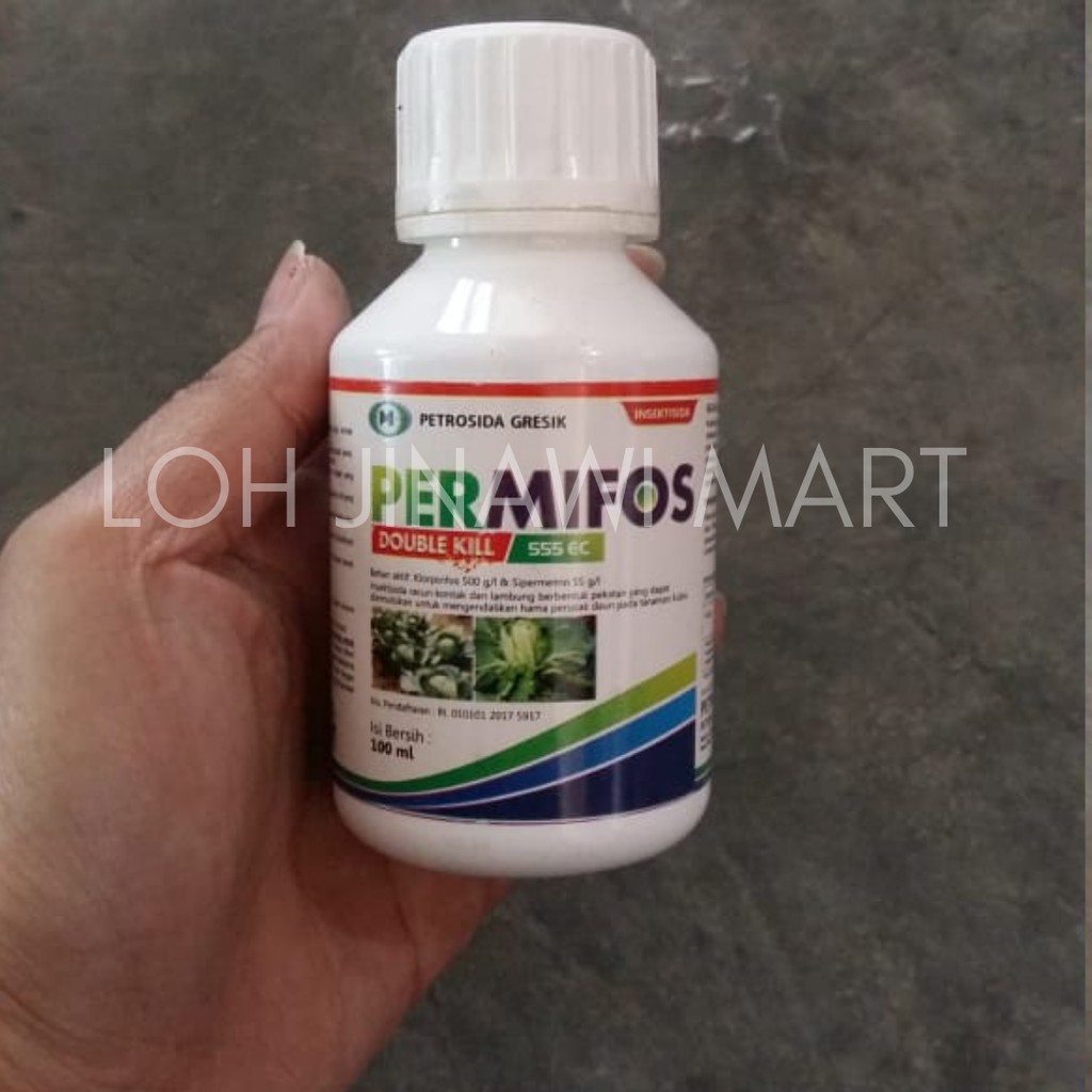 Insektisida Kontak  Permifos 550EC  Bahan Aktif Klorpirifos + Sipermetrin 50 ml