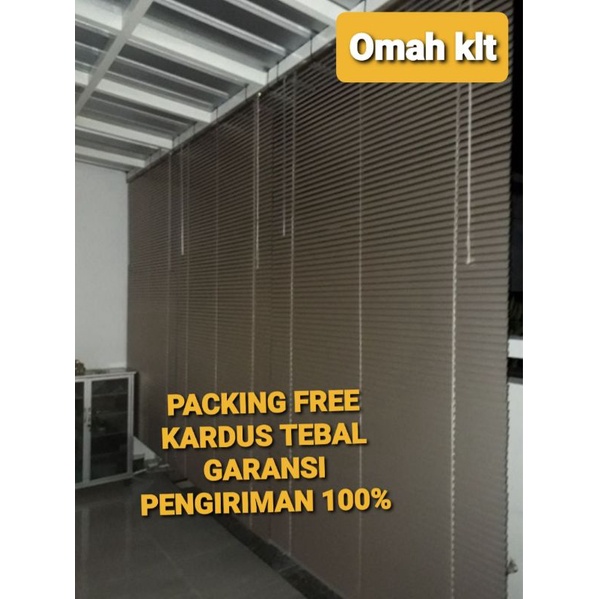 Tirai krey gulung alumunium 90x180 outdoor indoor