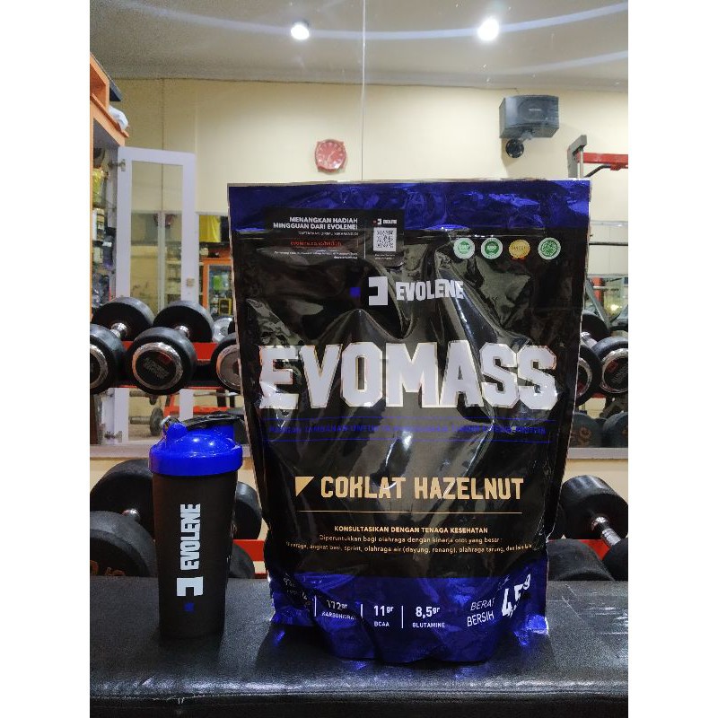 Evolene Mass Gainer 10 lbs Evo Mass 4,5 kg BPOM EVOMASS