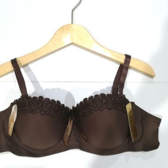 >Tinggi Peminat BH BRA  AA752 (32A-38A) half cup - push up - brukat - kawat ..