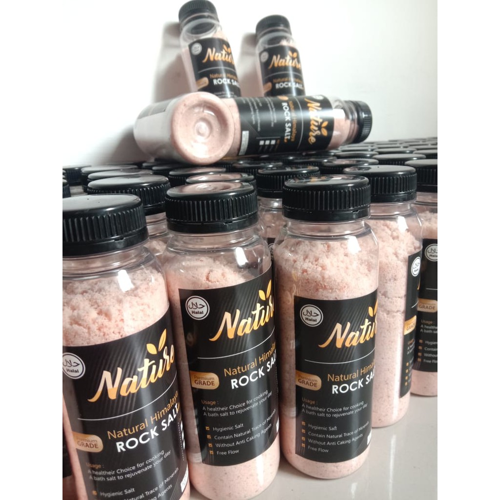 

Natural Pink Himalayan Salt 250 gr Garam Himalaya Rock Salt