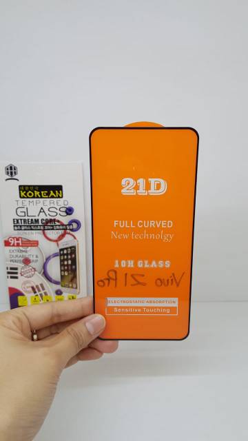 KOREAN Tempered Glass Vivo Z1 Pro 6.53 inch FULL SCREEN TG 5D 6D 9D Vivo Z1 Pro FULL LAYAR FULL GLUE