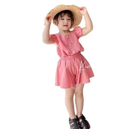 ZASKIYA - Setelan Lopika Anak Perempuan / Set Lopika Balita Perempuan Ruffle &amp; Celana Hotpant 1-3 thn