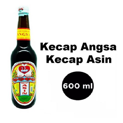 

Kecap Asin Cap 2 Hati Angsa Botol Beling/ Kaca Medan 600ml/ ml