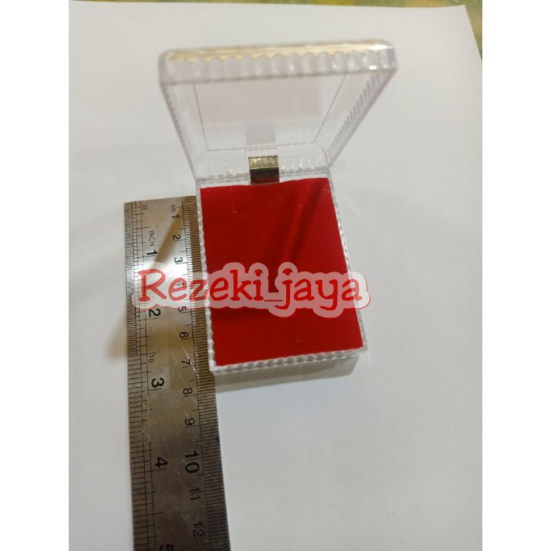 Kotak box cepuk mika kotak pin cicin kalung anting Gelang dll