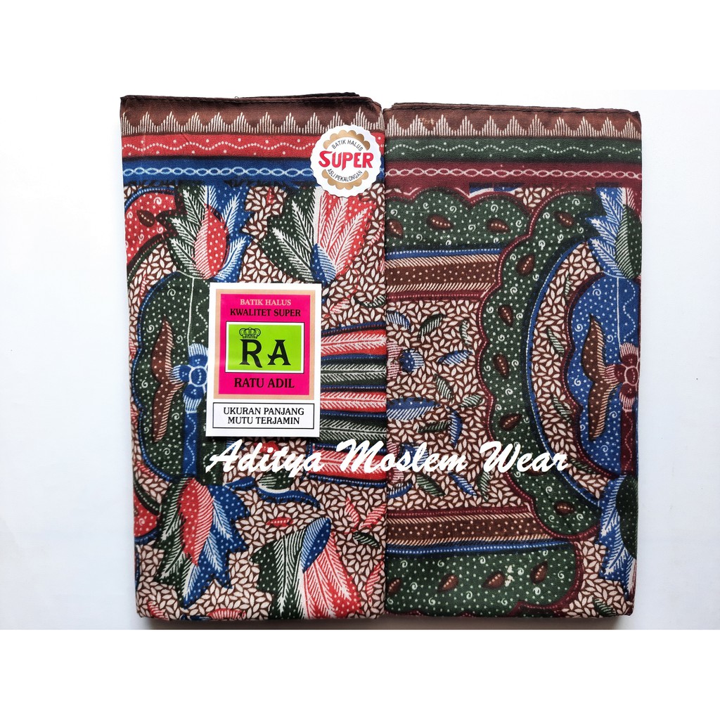 KAIN PANJANG / KAIN JARIK BATIK RA RATU ADIL / KAIN SAMPING KEBAT PANJANG