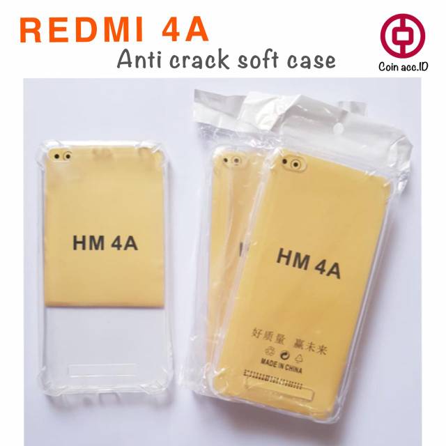 Anti crack CASE XIAOMI REDMI 4A / MI 4A - silicon softcase transparan