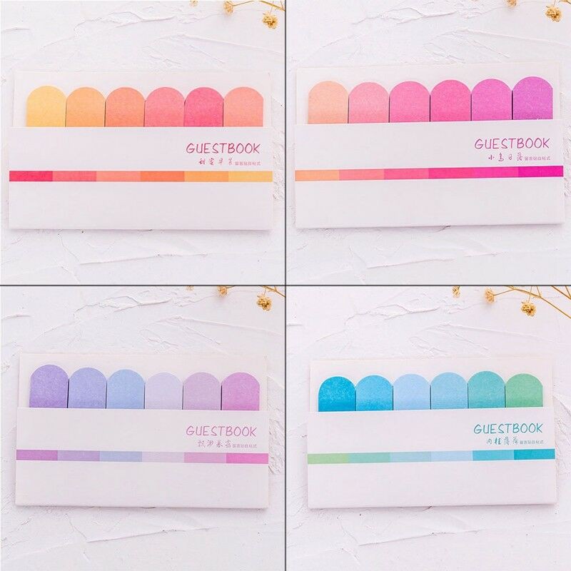 1Pc Sticky Notes Mini Warna Gradasi