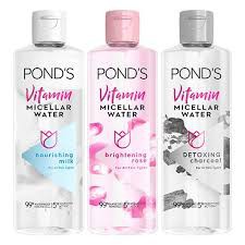 ★ BB ★ Pond's Vitamin Micellar Water Makeup Remover | PONDS D-Tox Charcoal Brightening Rose Nourshing